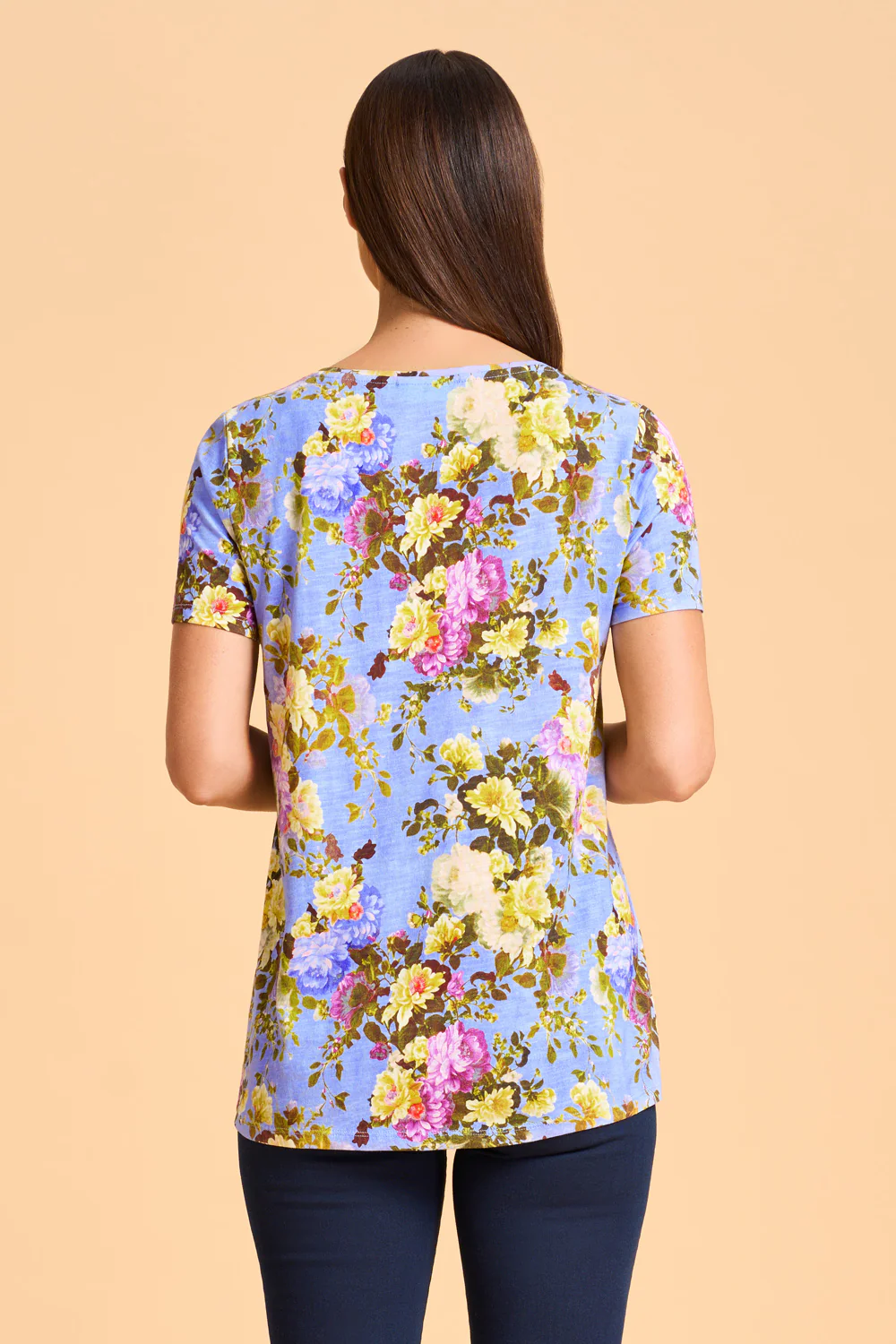 Printed T-Shirt - Chantilly Rose - Image 5