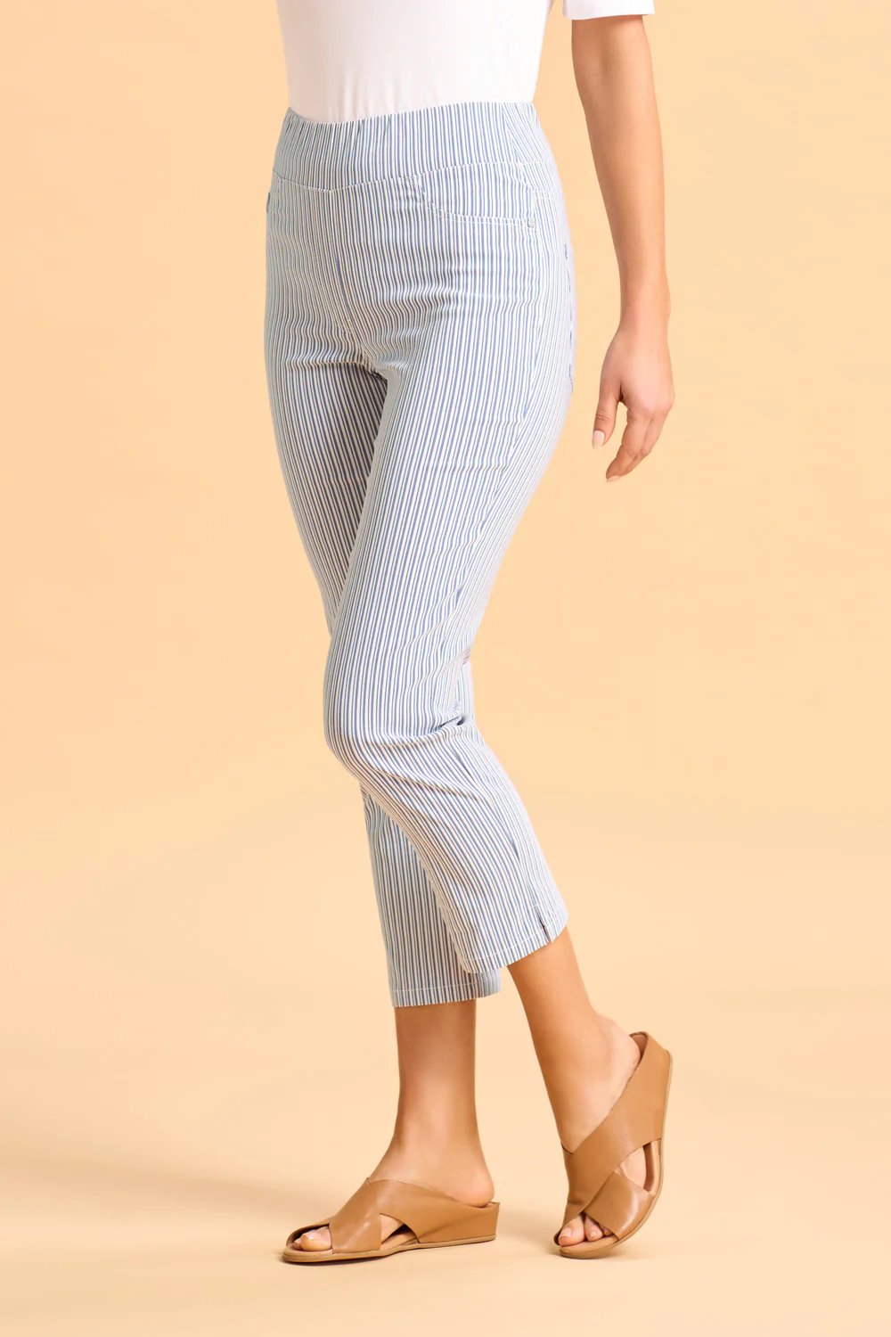 Bengajean® 3/4 Seersucker - Navy & White Stripe - Image 3