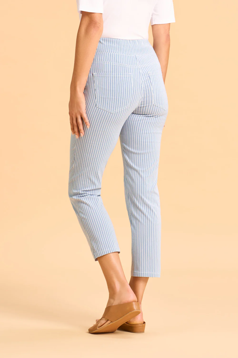 Bengajean® 3/4 Seersucker - Navy & White Stripe - Image 4