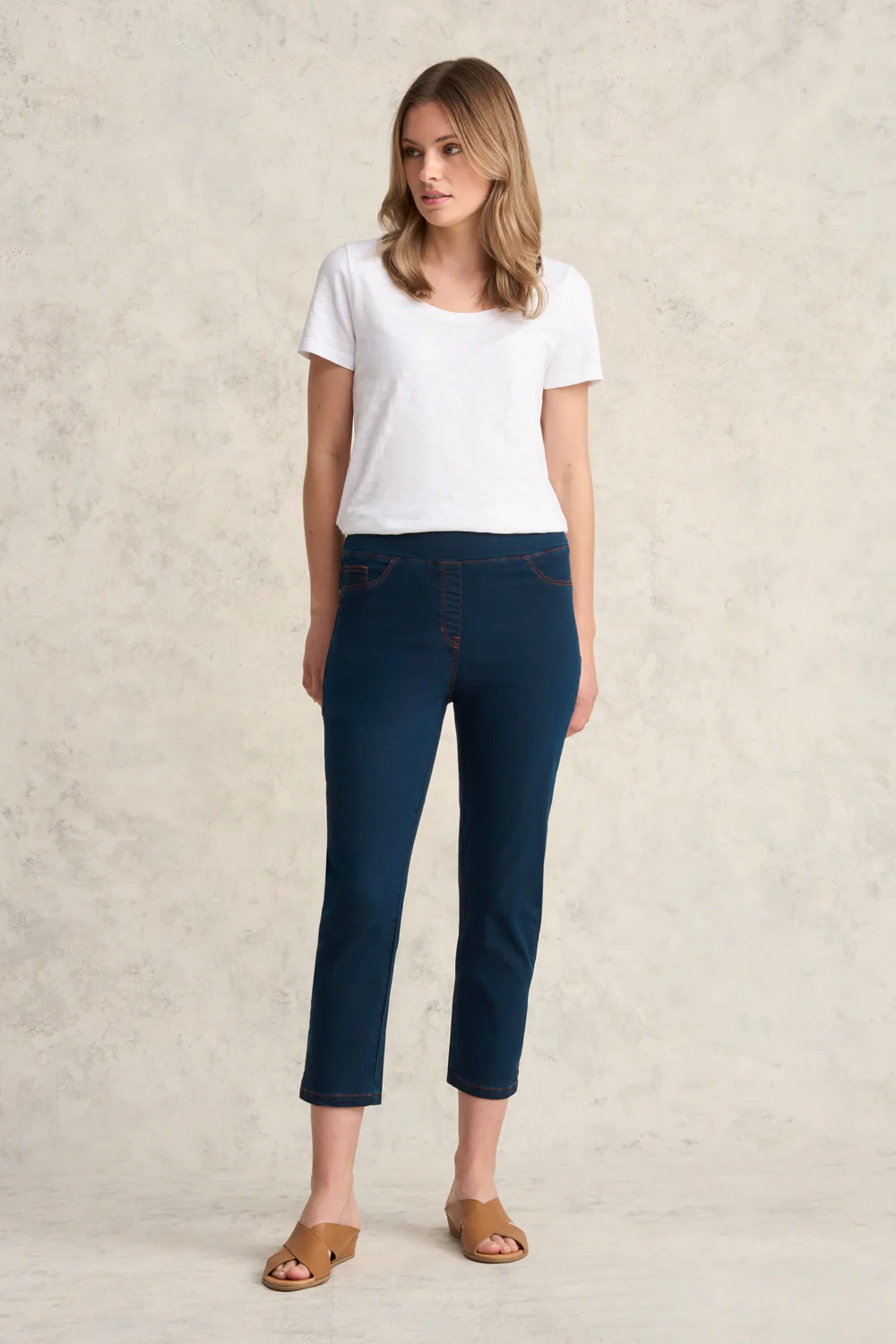 Bengajean® 3/4 Slim Leg - Clean Denim Blue - Image 4
