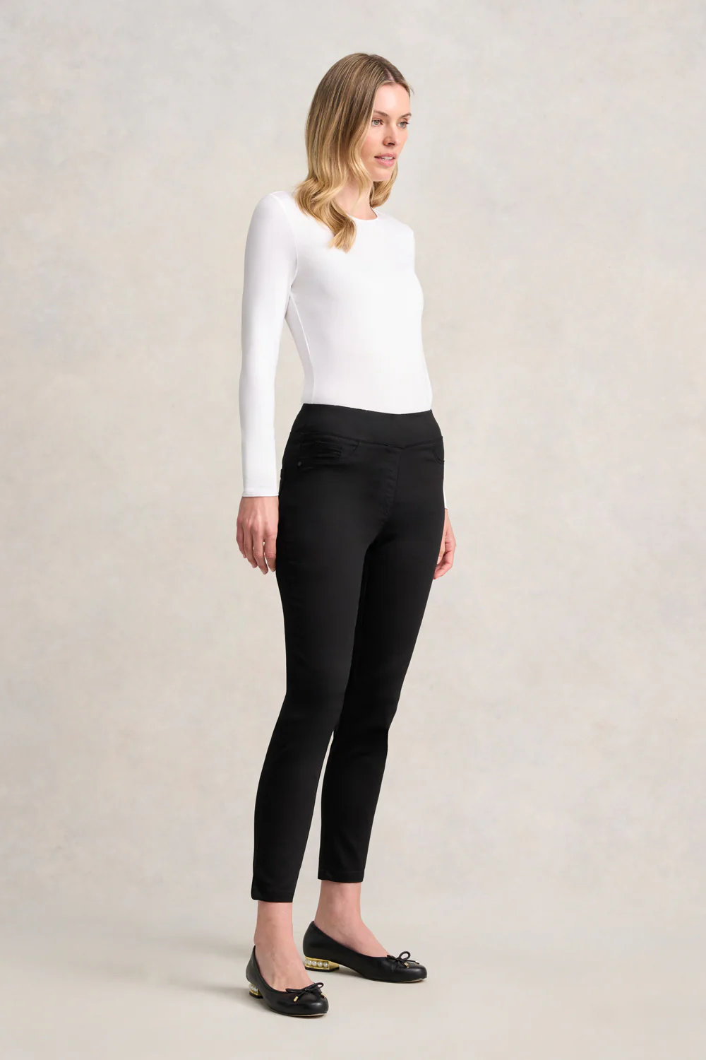 Bengajean® 7/8 Skinny Leg - Black Noir - Image 3