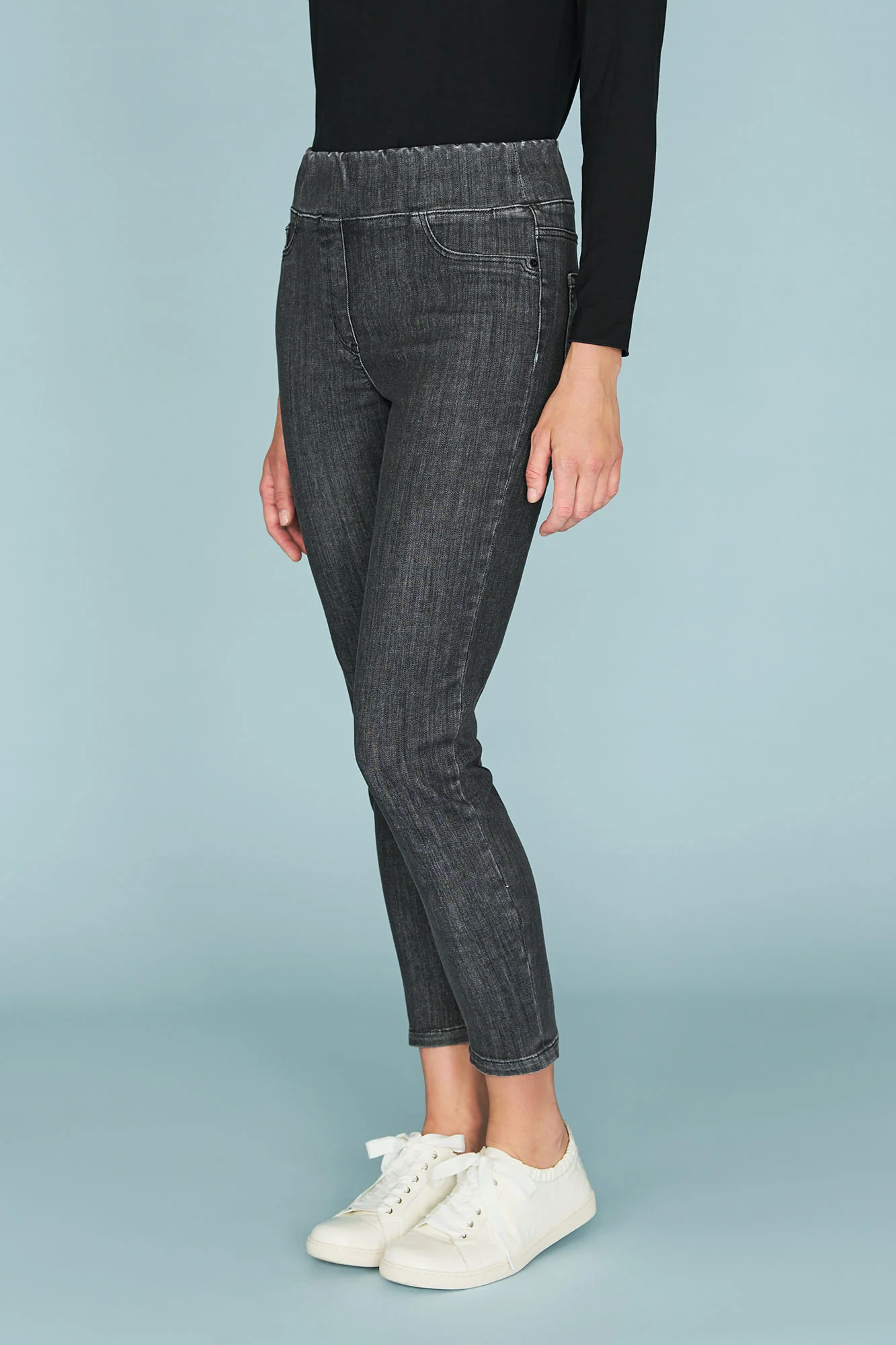 Bengajean® 7/8th Skinny Leg - Deep Grey - Image 3