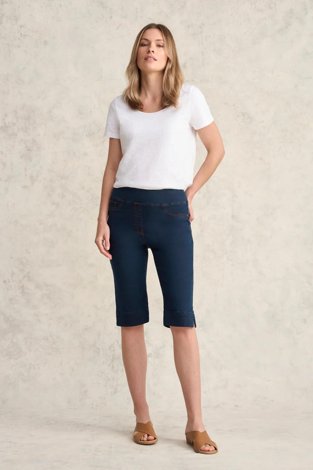 Bengajean® Good Earth Cotton® Short - Clean Denim Blue - Image 4