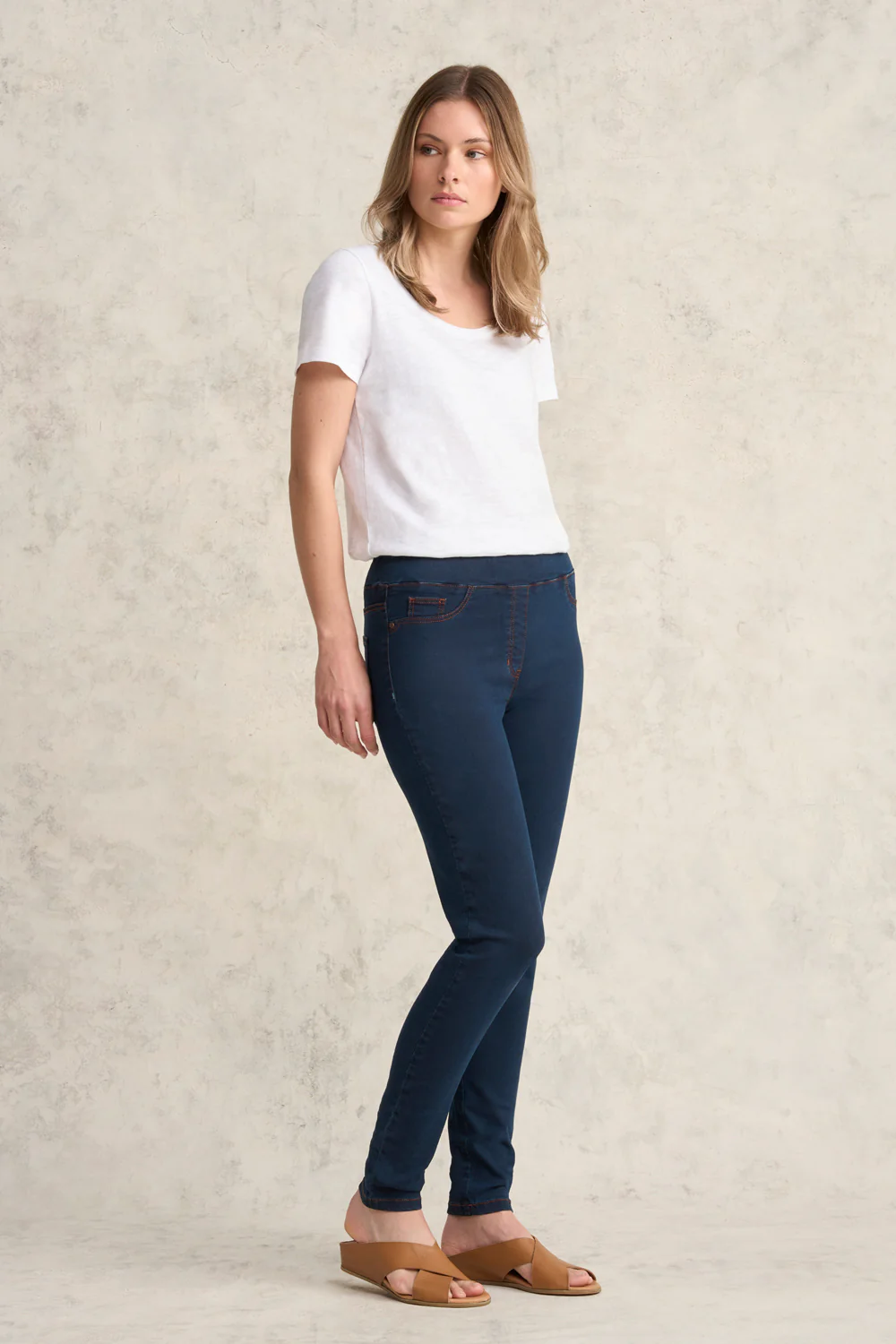 Bengajean® Full Length Skinny Leg - Clean Denim Blue - Image 4
