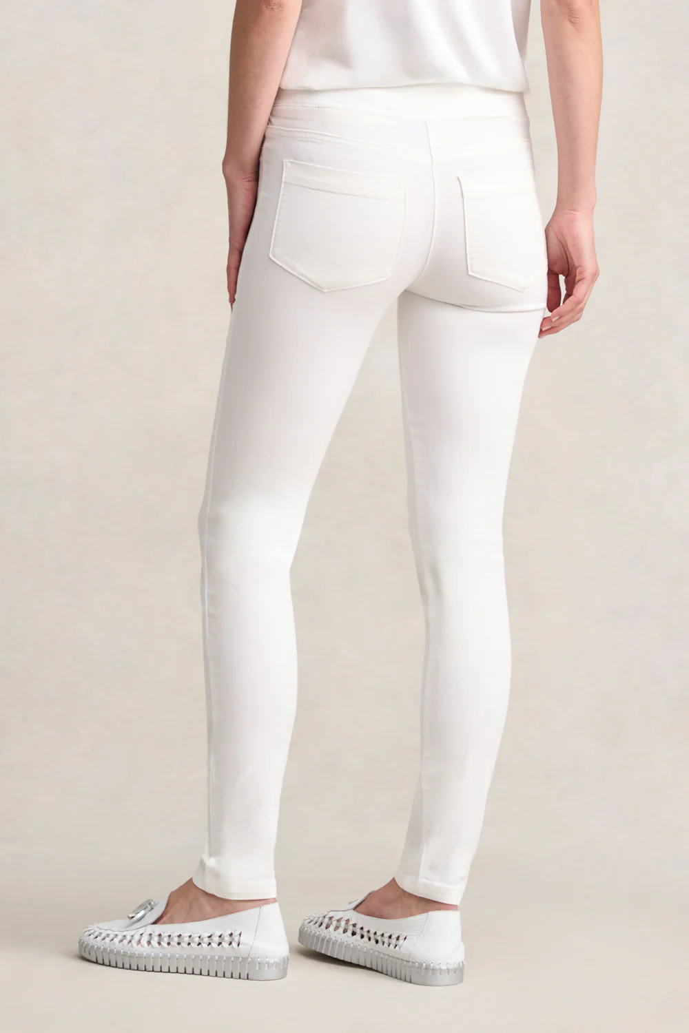 Bengajean® Full Length Skinny Leg - White - Image 4