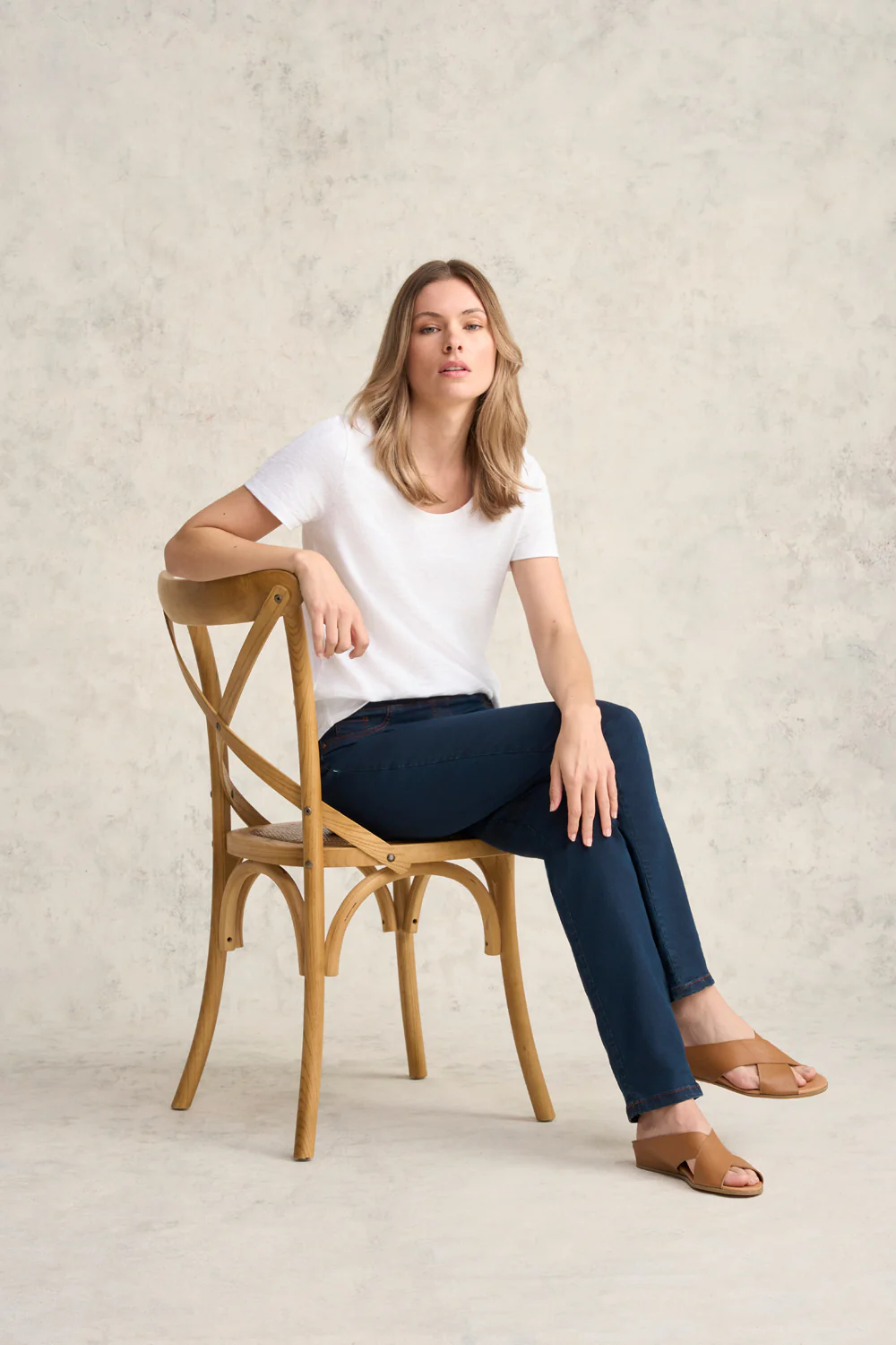 Bengajean® Full Length Straight Leg - Clean Denim Blue - Image 5