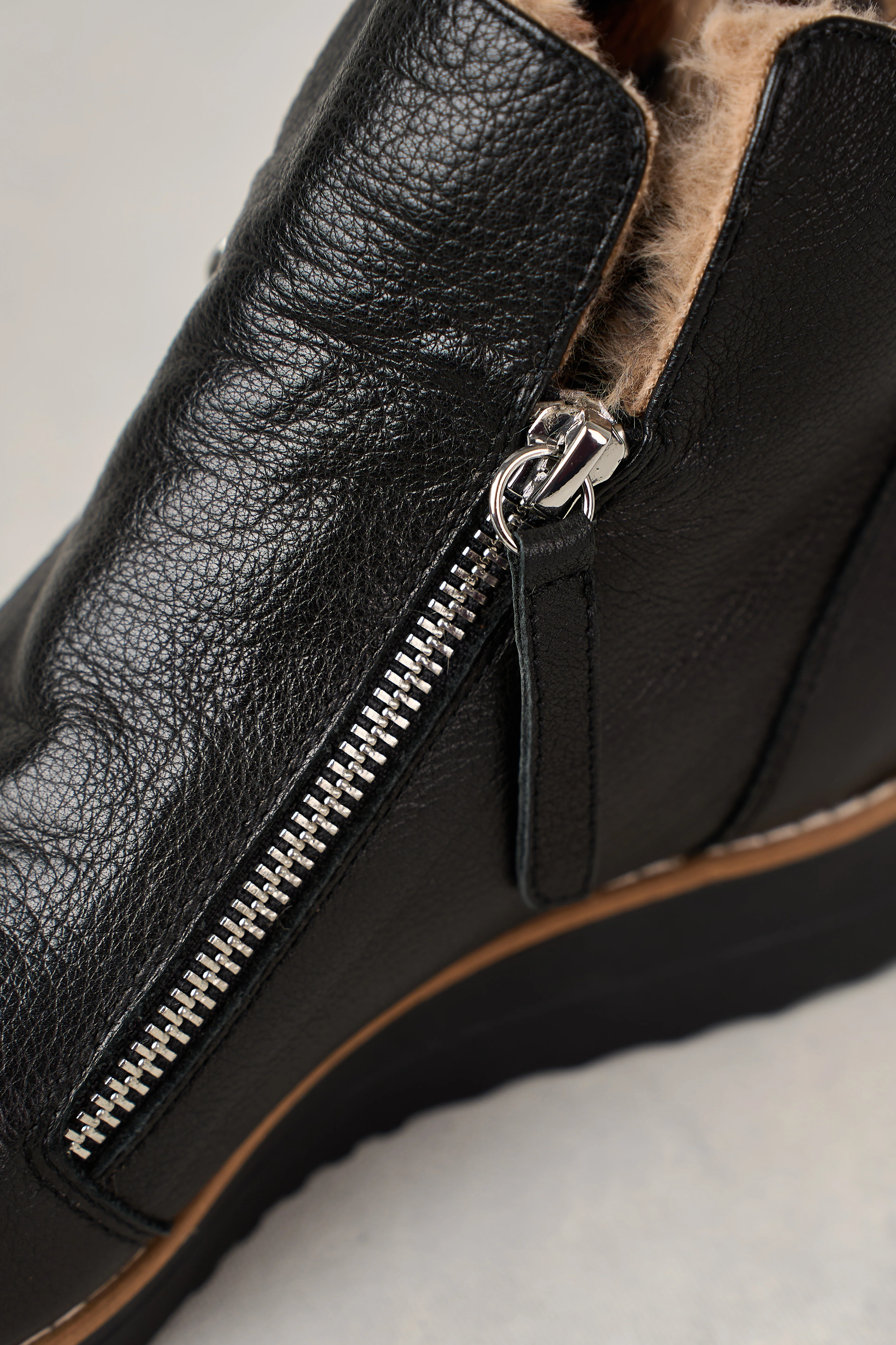 Double Zip Sneaker Boot - Black - Image 6