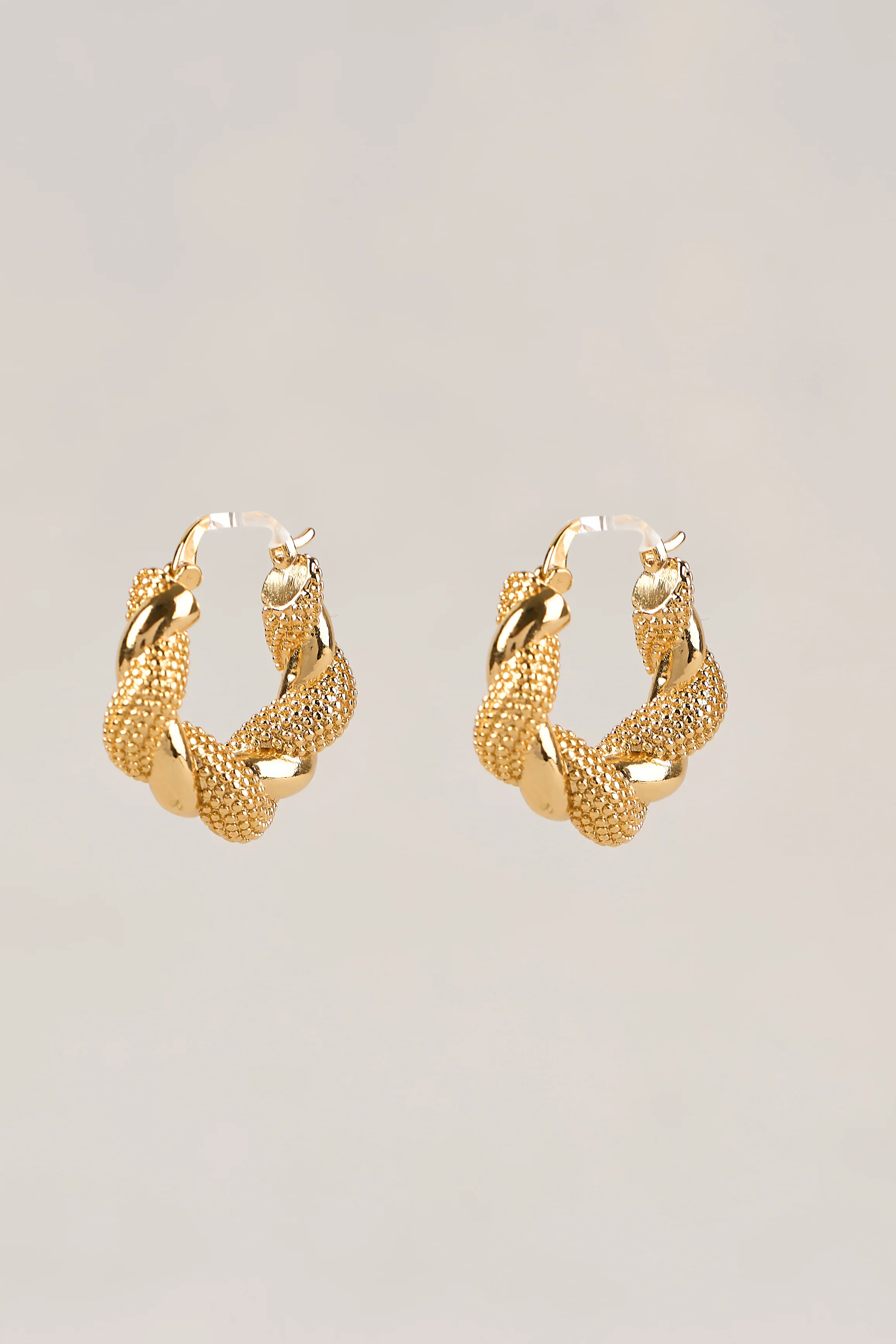 Entwined Hoops - Gold - Image 3