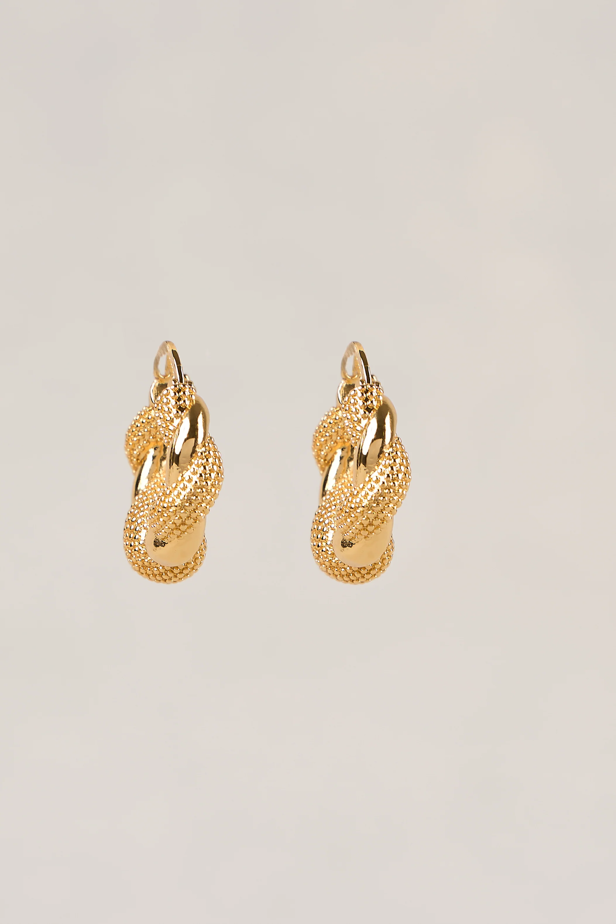 Entwined Hoops - Gold - Image 4