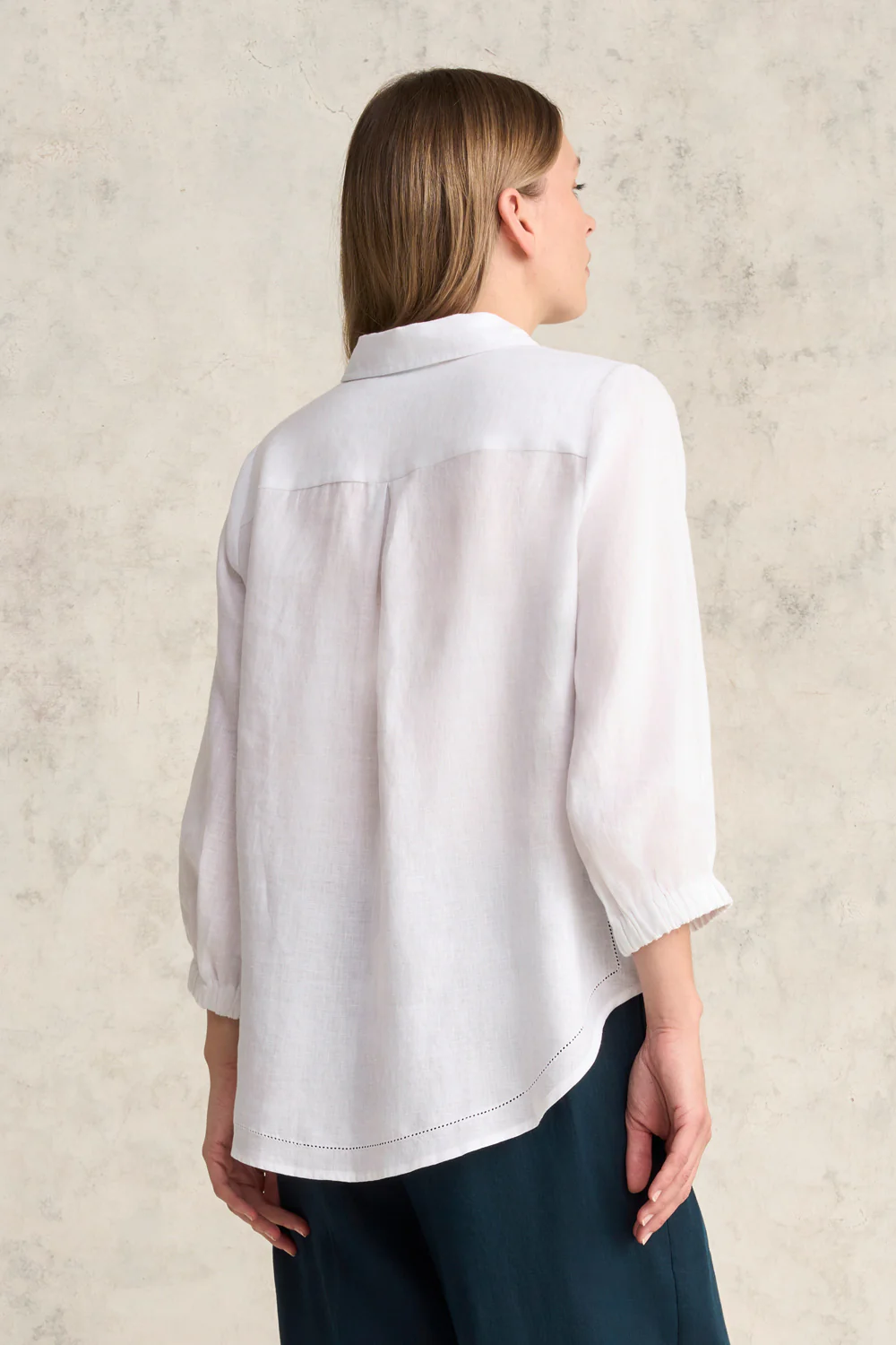 Essential Linen Shirt - White - Image 5