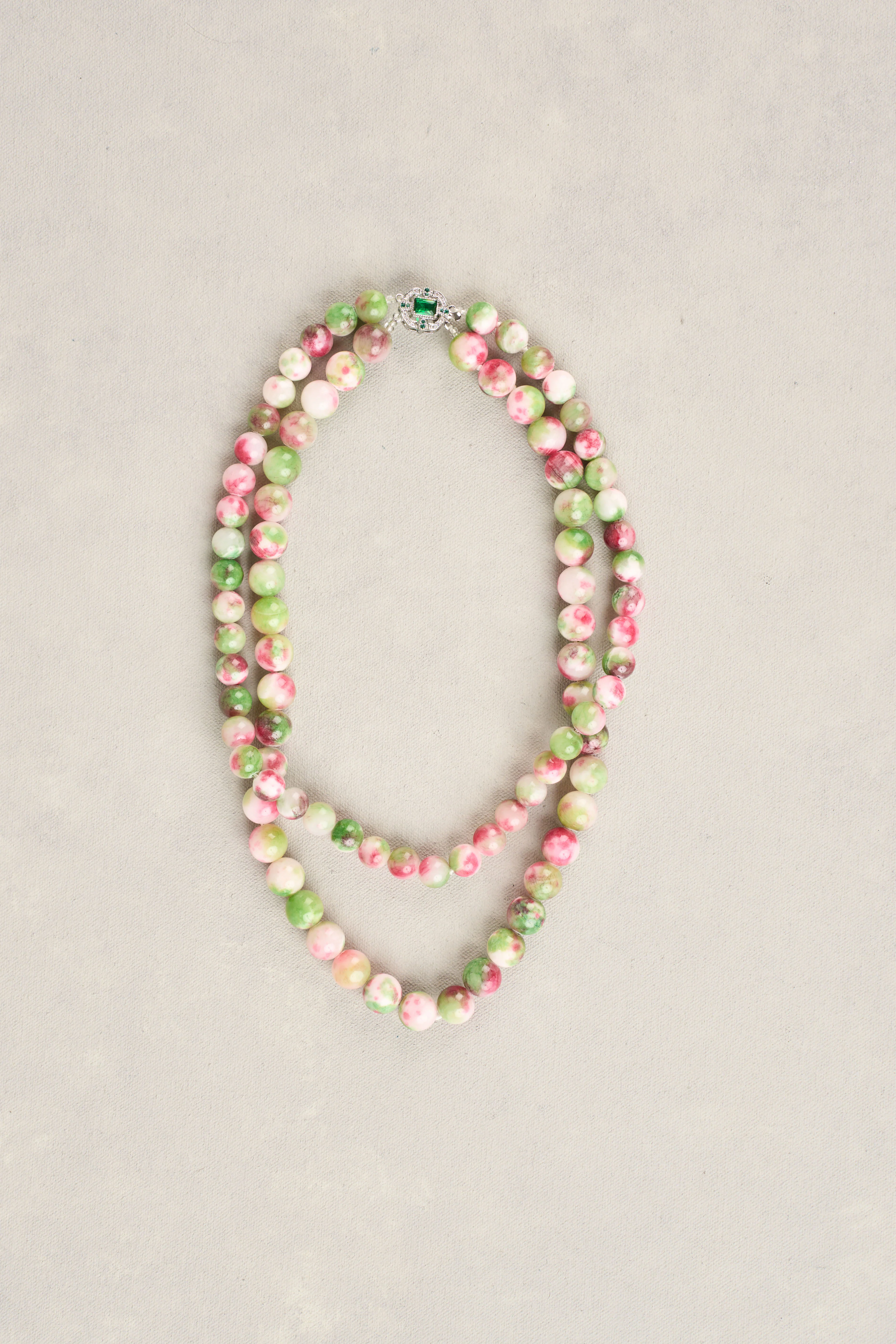 Jewelled Clasp Necklace - Multicolour - Image 3