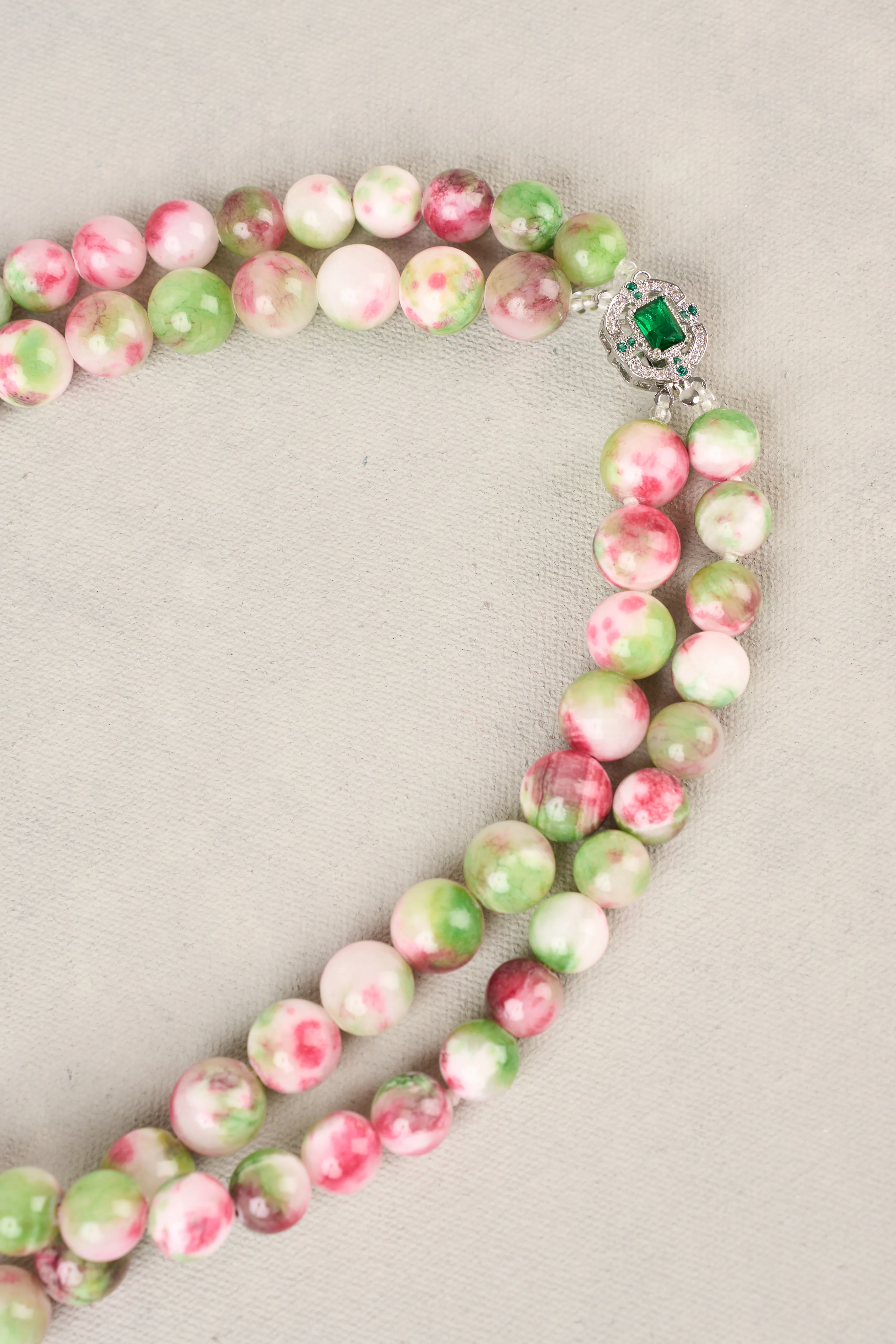Jewelled Clasp Necklace - Multicolour - Image 5