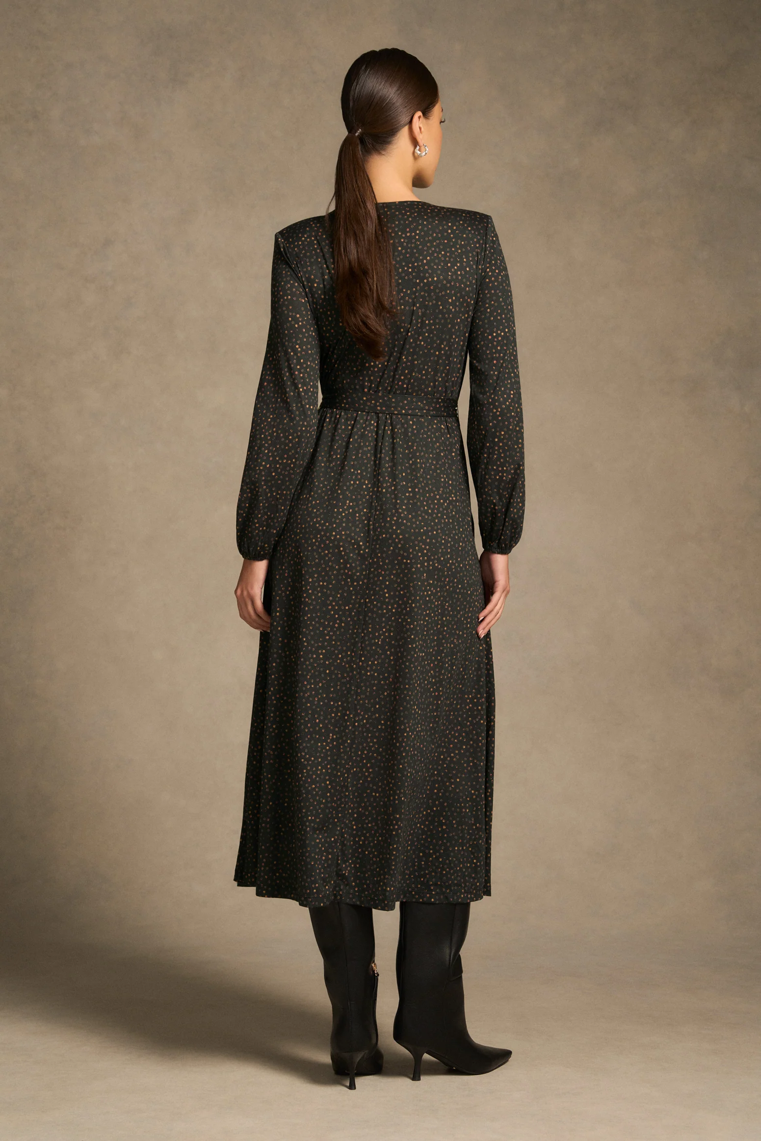 Mercerised Cotton Dress - Dappled Print - Image 7