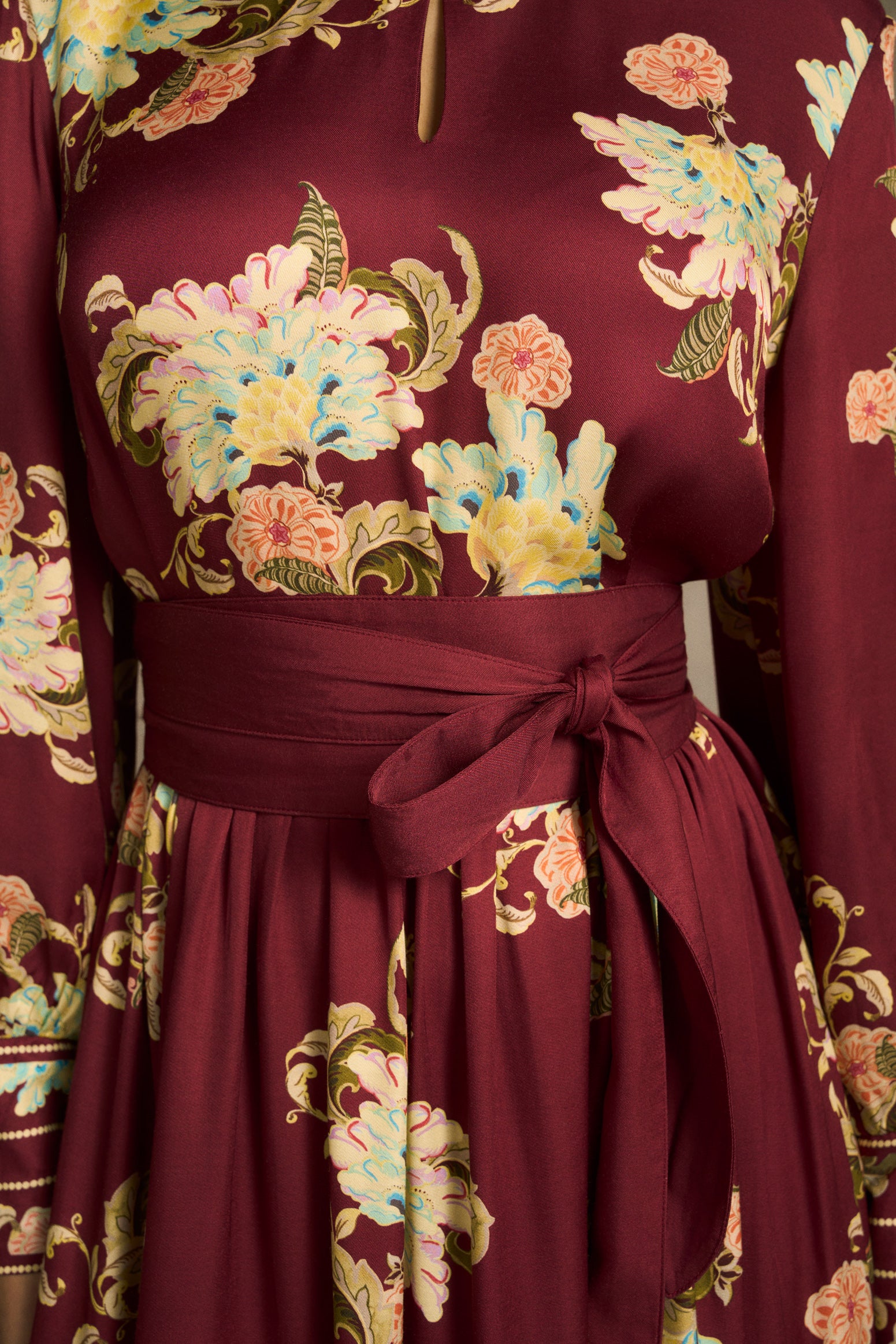 Rococo Shift Dress - Baroque Print - Image 6