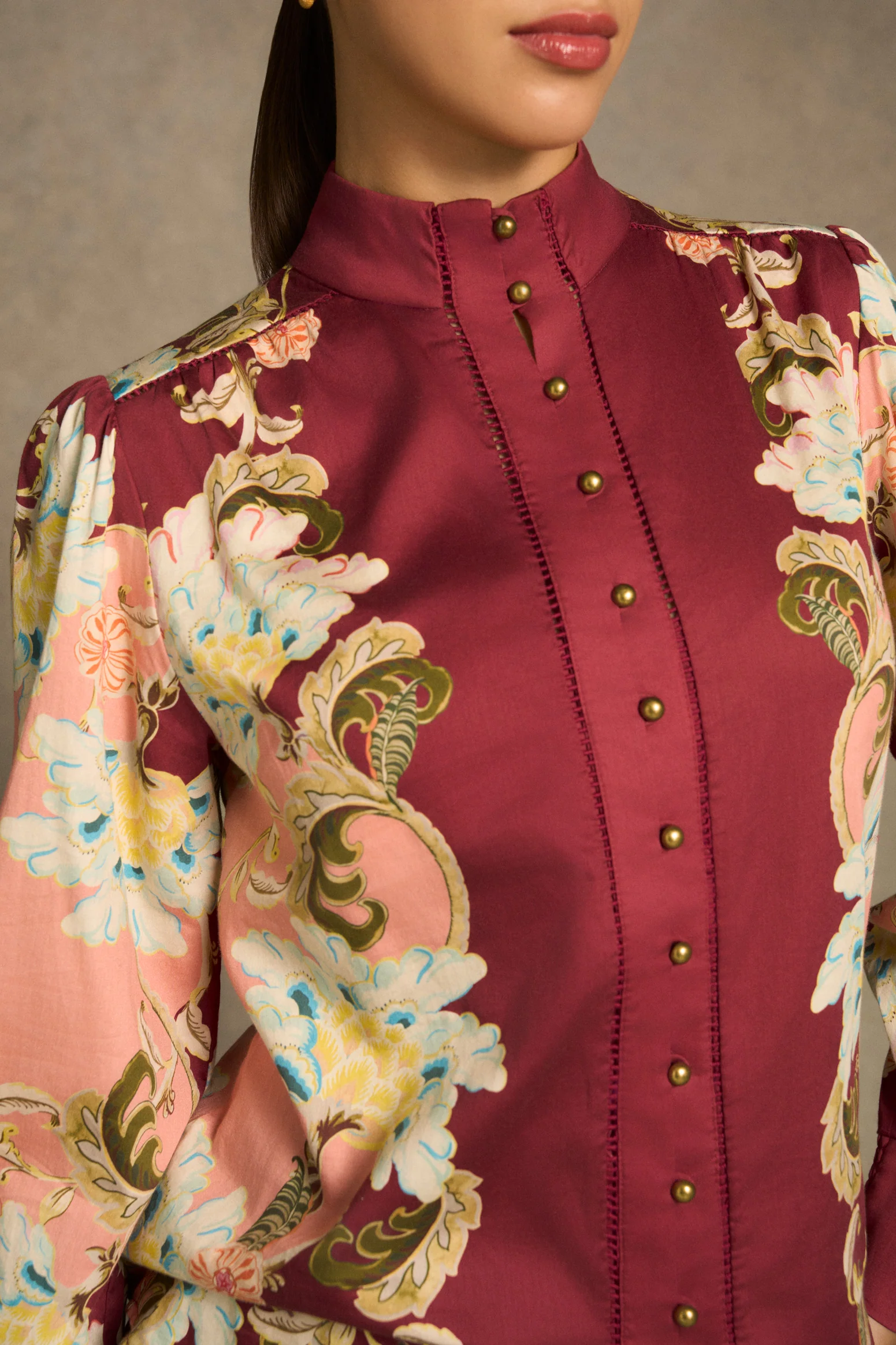 Rococo Shirt - Baroque Print - Image 5