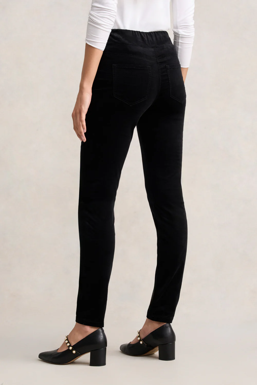 Bengajean® Skinny Leg Velvet - Black - Image 3