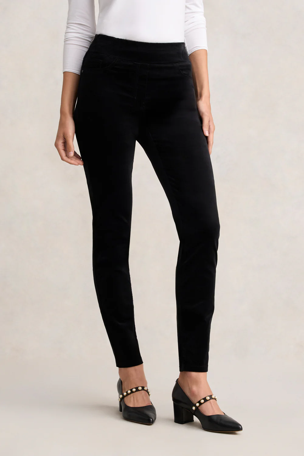 Bengajean® Skinny Leg Velvet - Black - Image 4