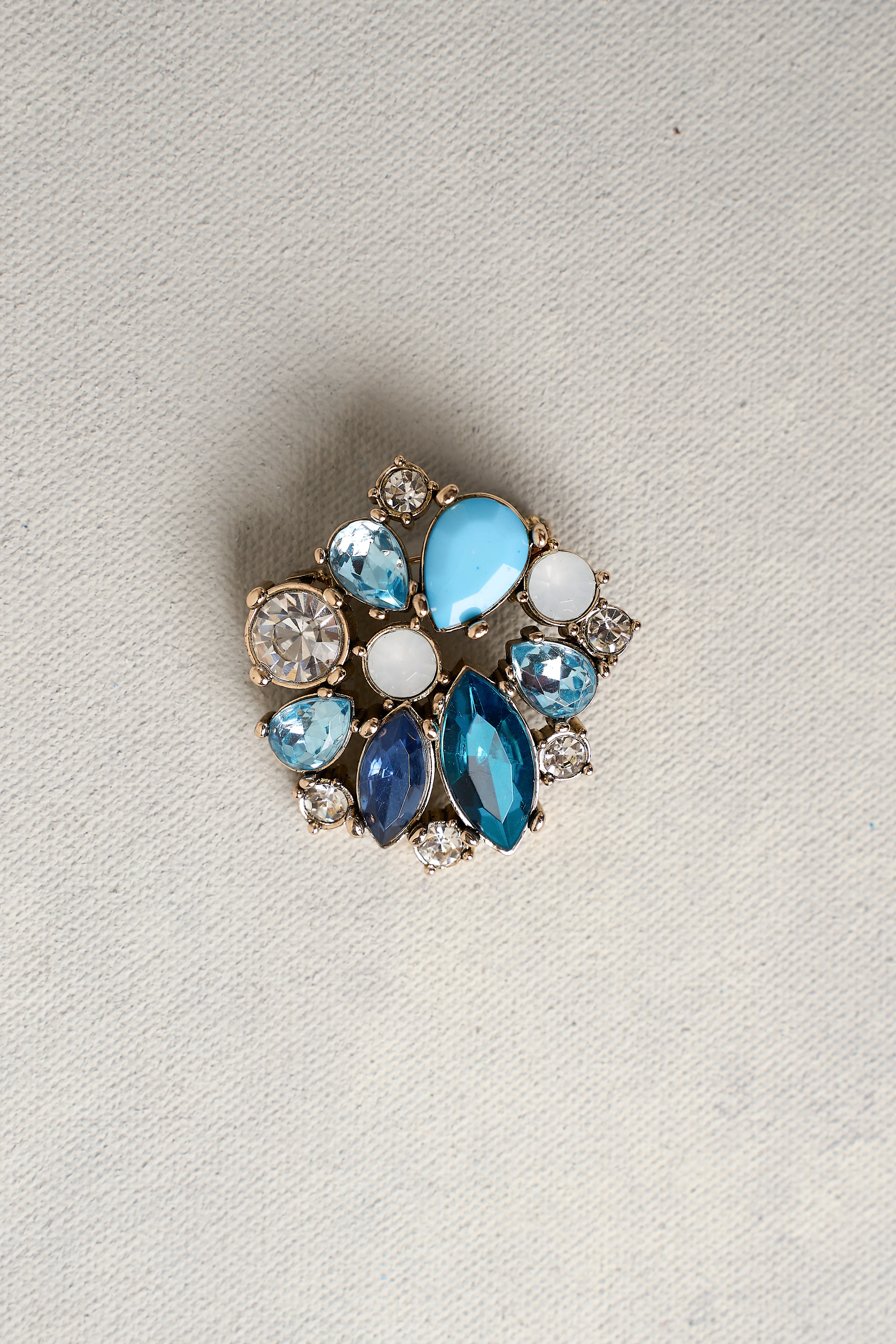 Ocean Diamon Brooch - Multicolour - Image 3