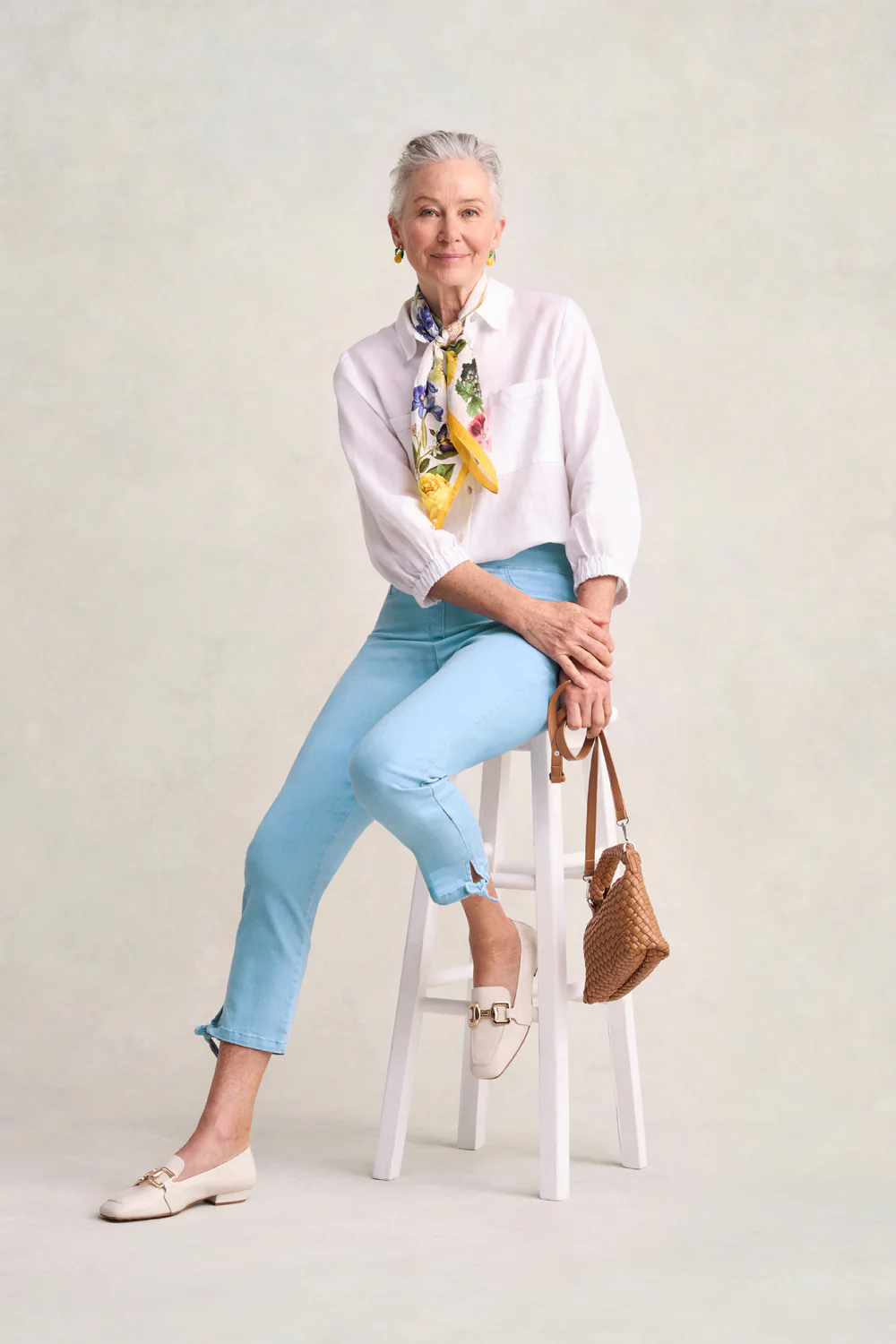 Bengajean® 7/8 Tied-Cuff - Dusty Blue - Image 4