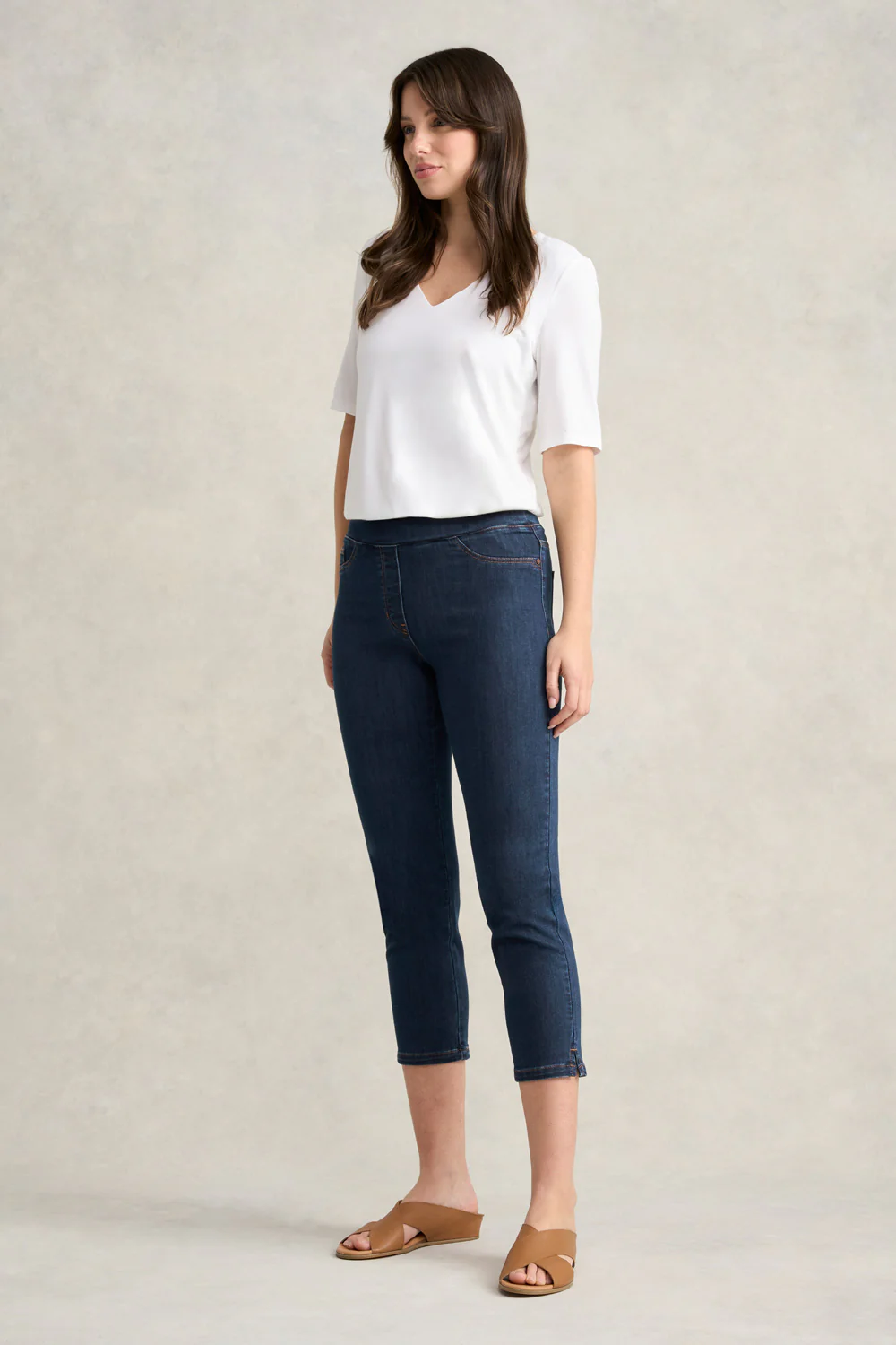 Bengajean® 3/4 Slim Leg - Mid Indigo - Image 3