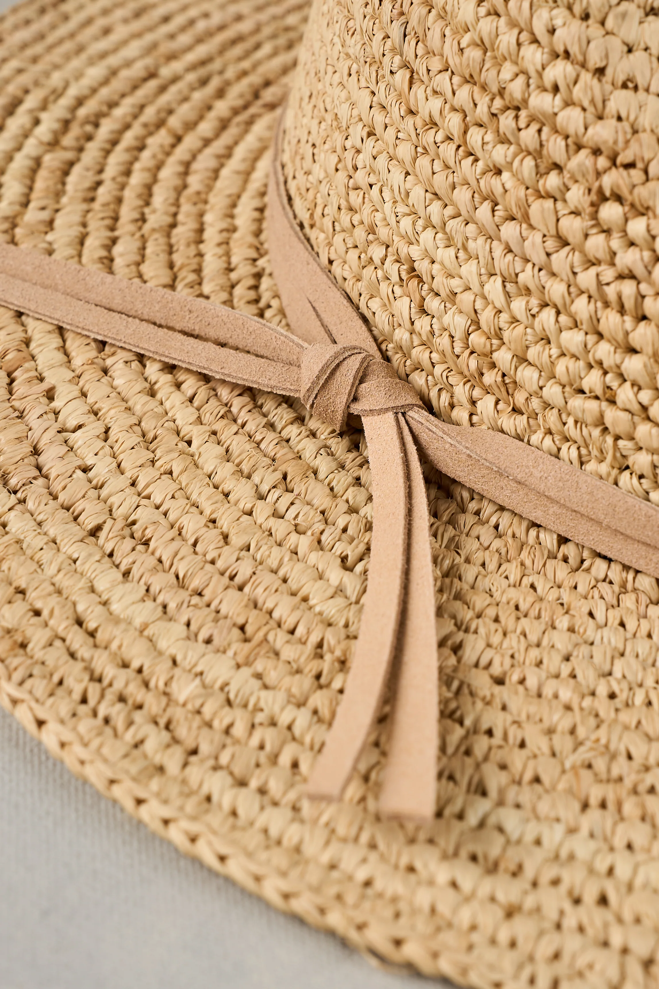 Raffia Fedora – Natural - Image 3