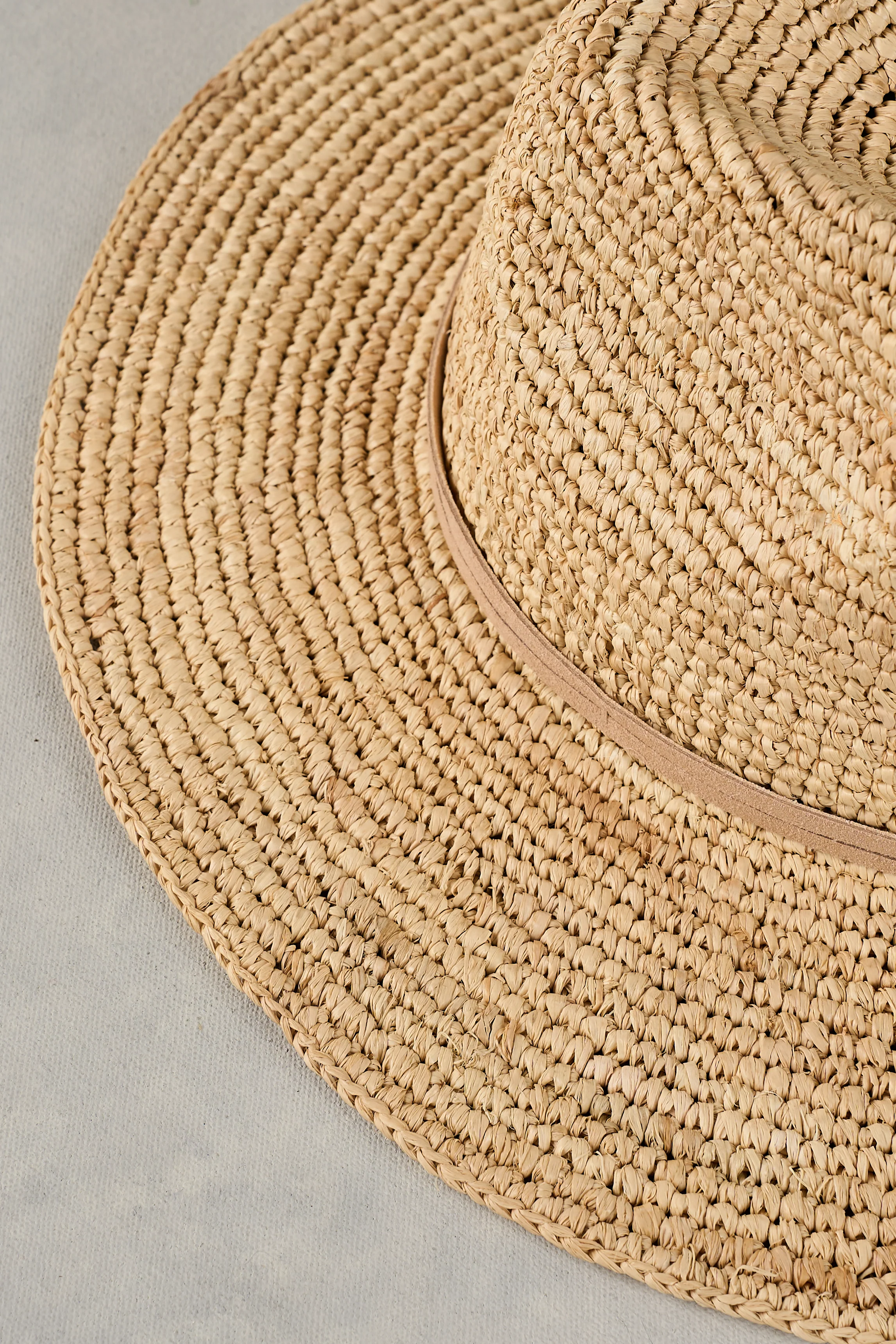 Raffia Fedora – Natural - Image 4