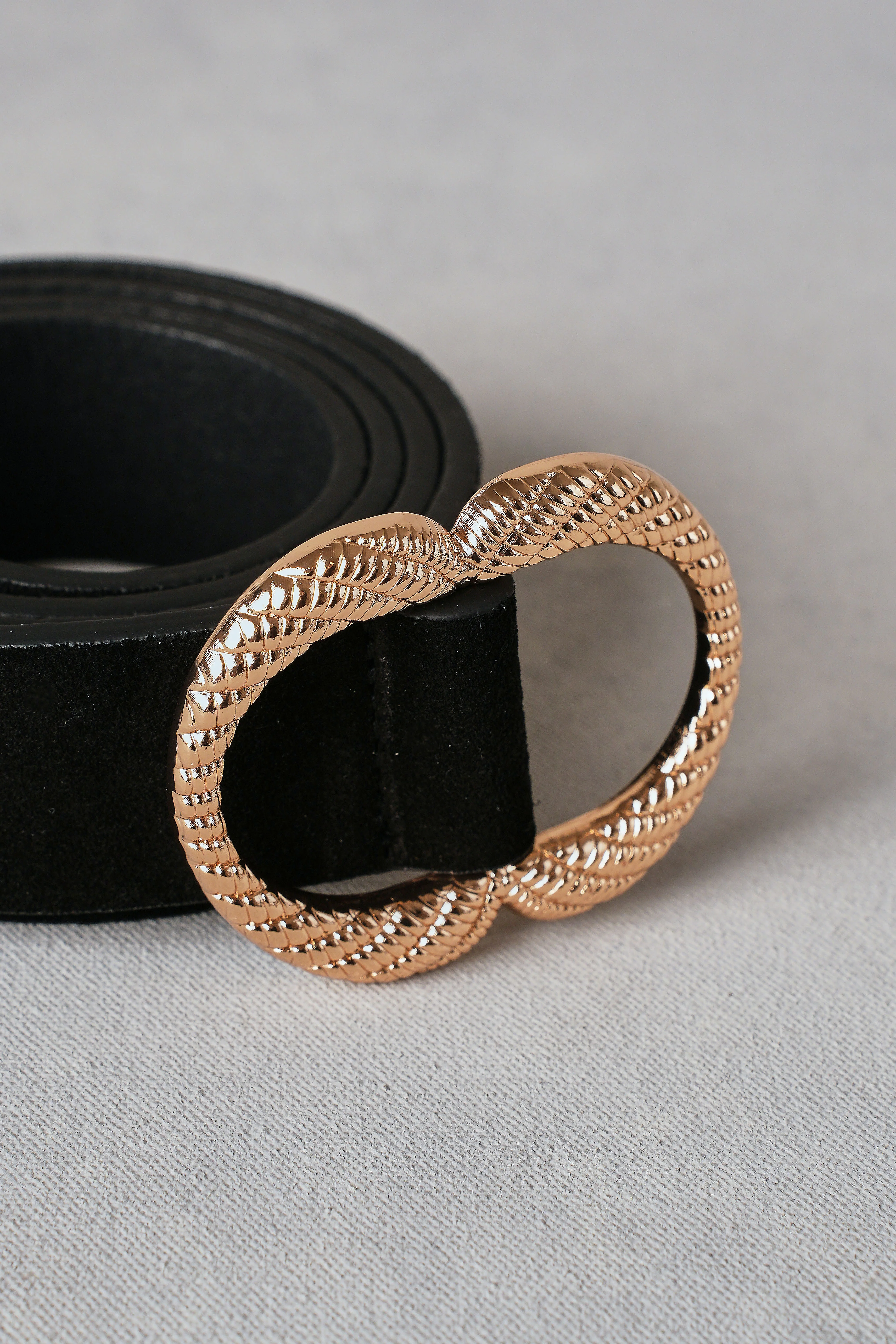 Sienna Suede Belt - Black - Image 4